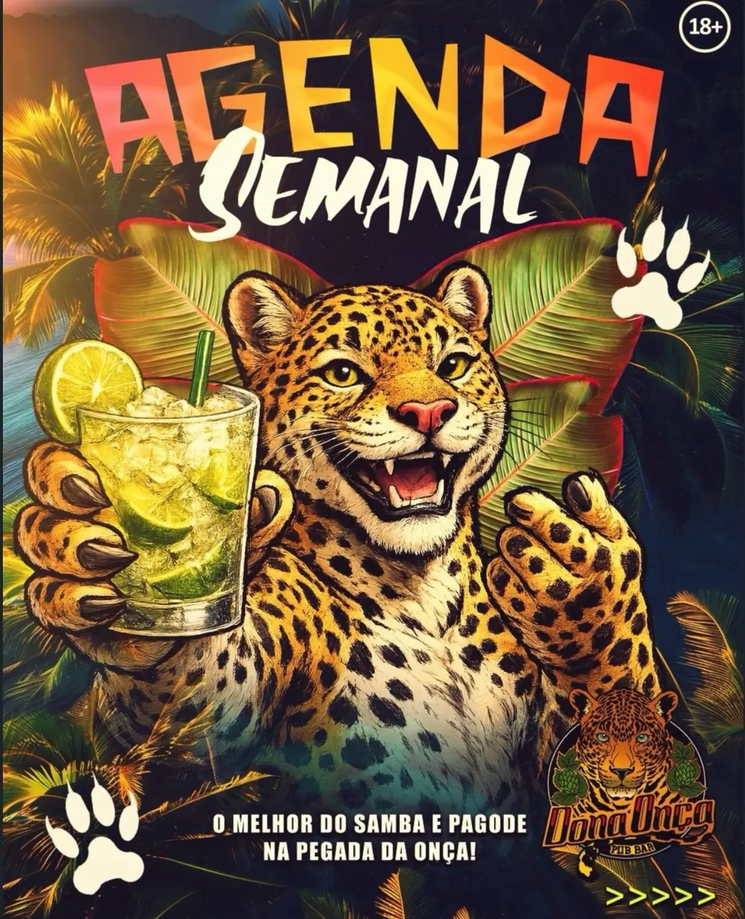 Flyer de Grupo Sambak, Gr. Namoral e mais 3 artistas