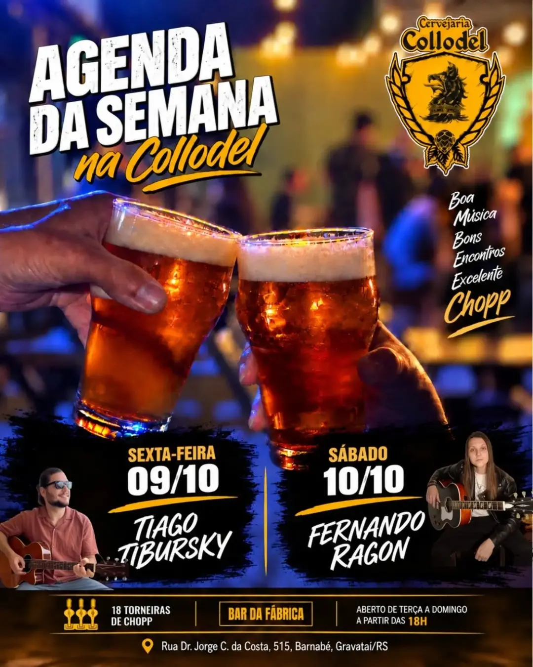 Flyer de Tiago Tibursky