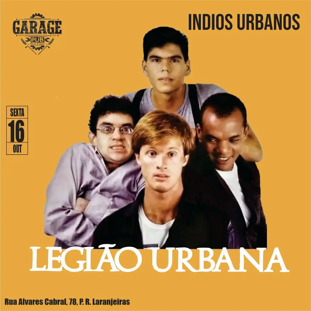 Flyer de Índios Urbanos