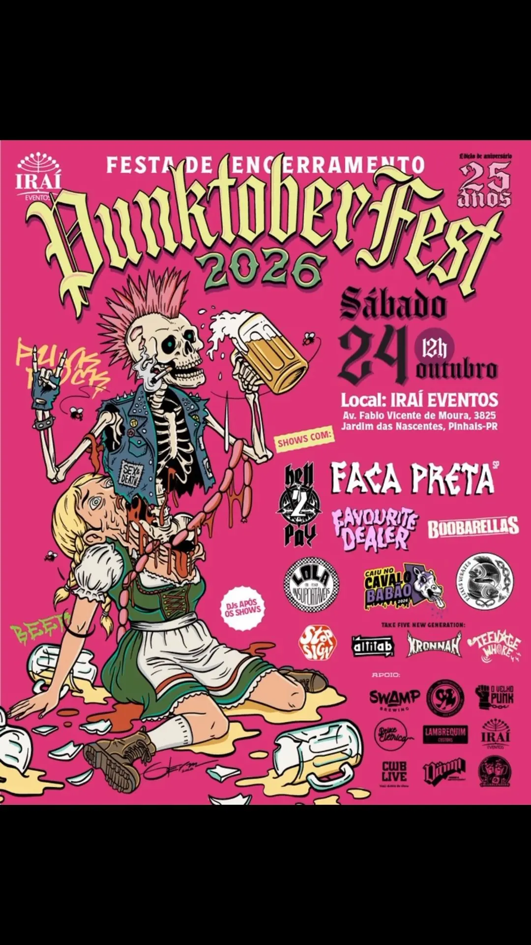 Flyer de Peixes Vorazes