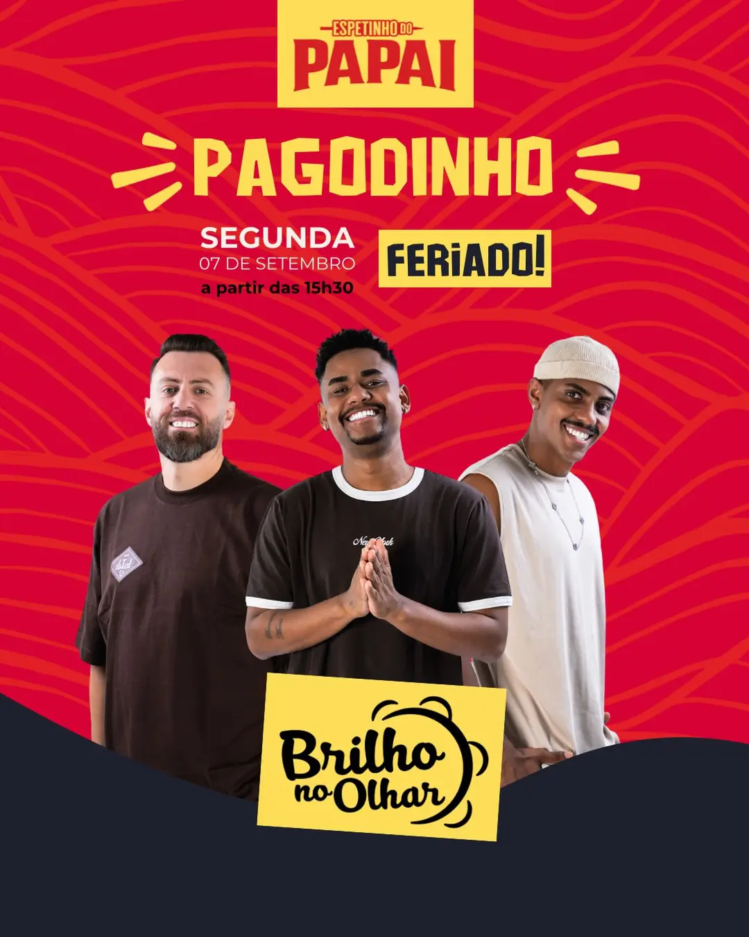 Flyer de Pagode do brilhonoolharoficial