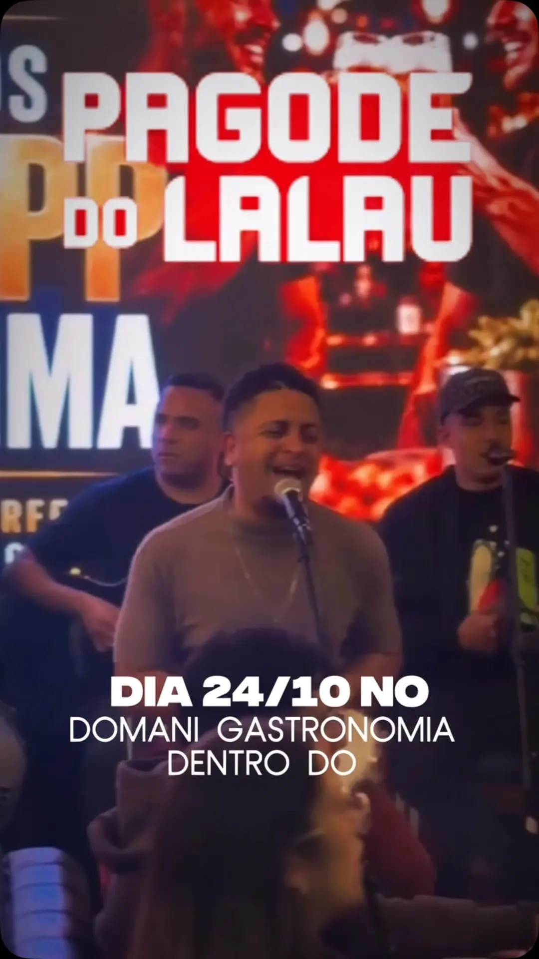 Flyer de Pagode do Lalau
