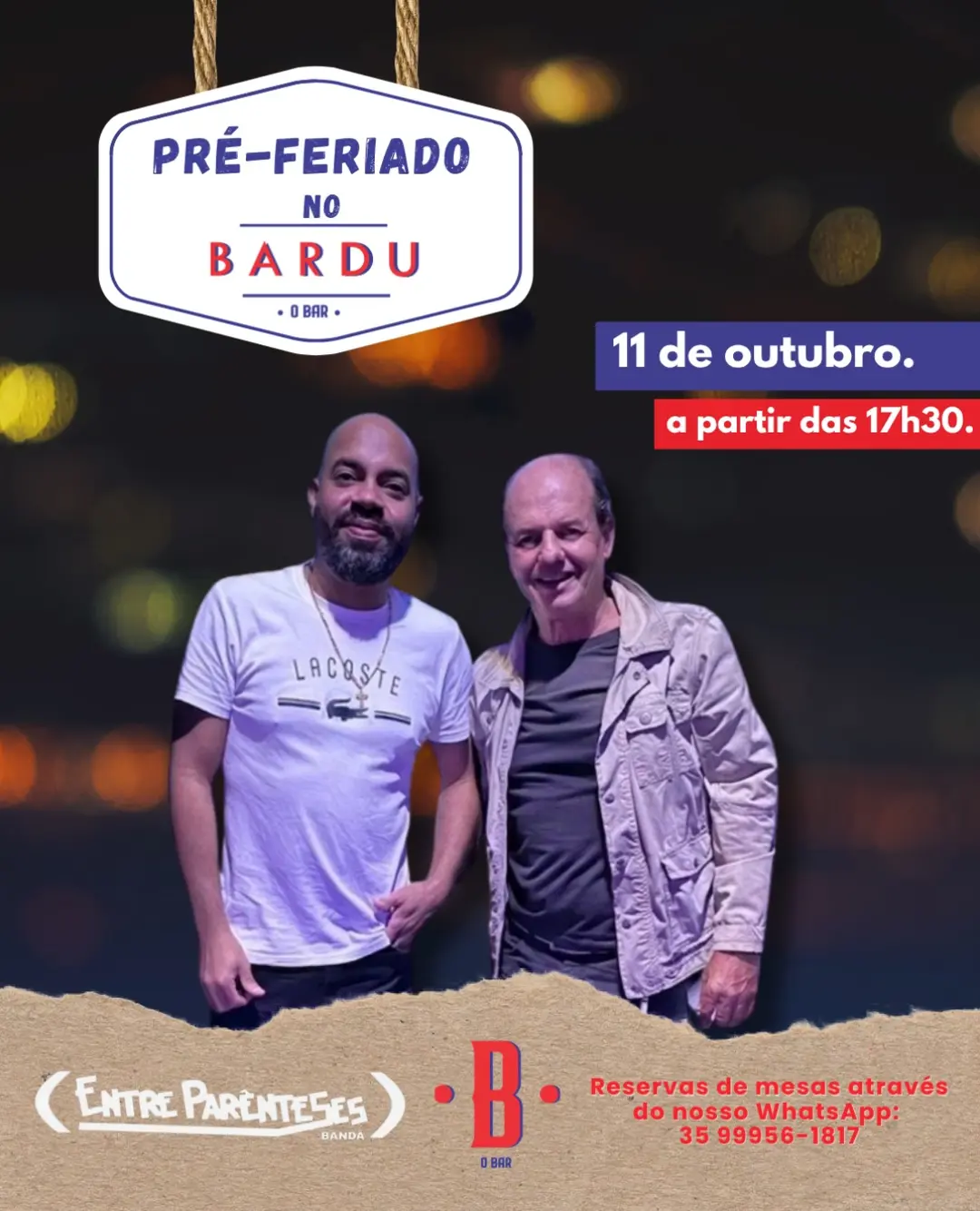 Flyer de Entre Parentes