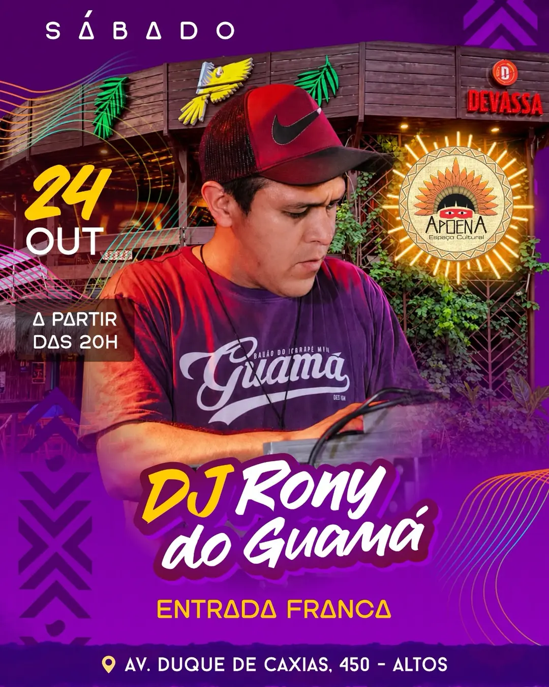 Flyer de DJ Rony do Guamá