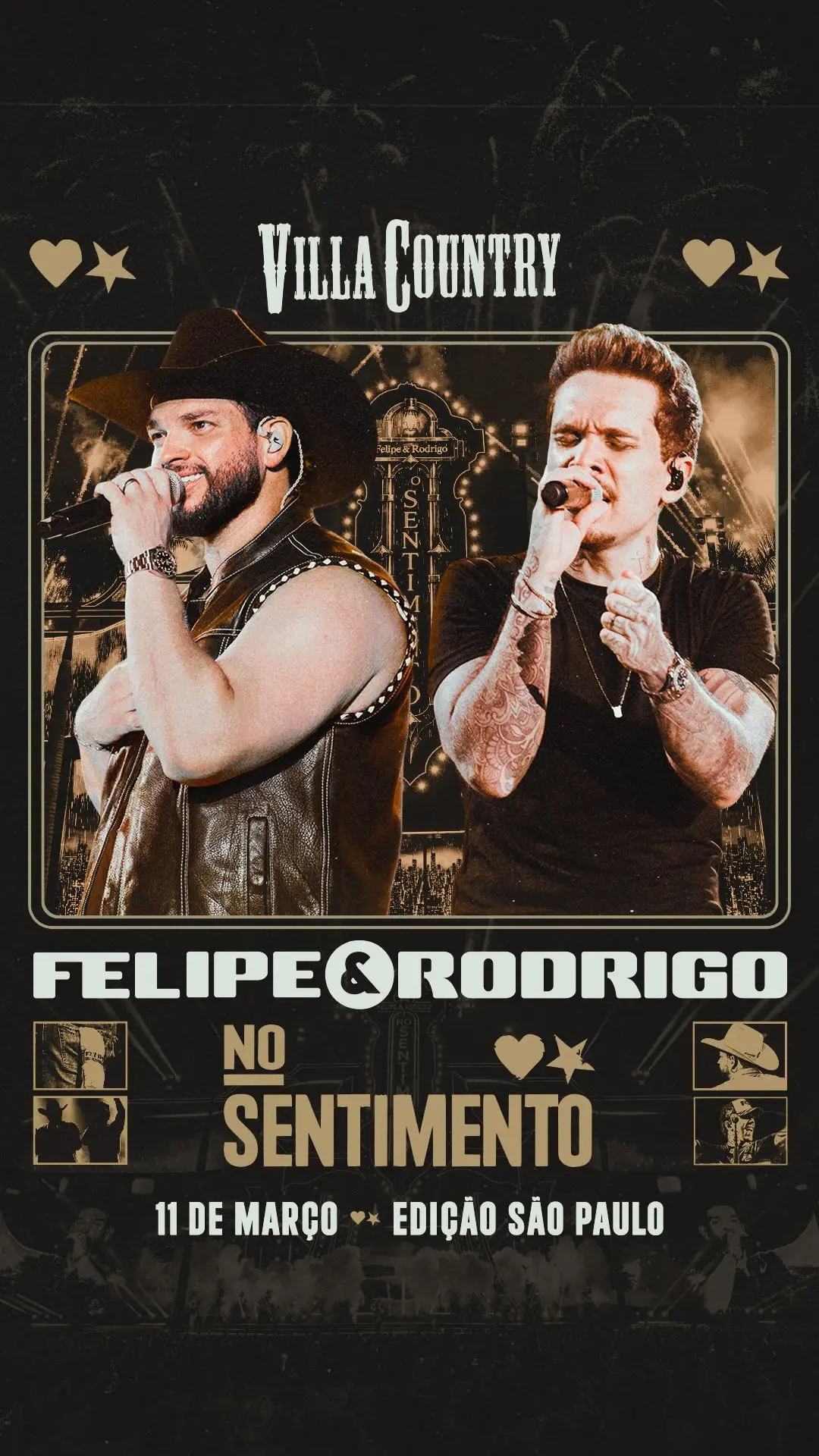 Flyer de Felipe & Rodrigo