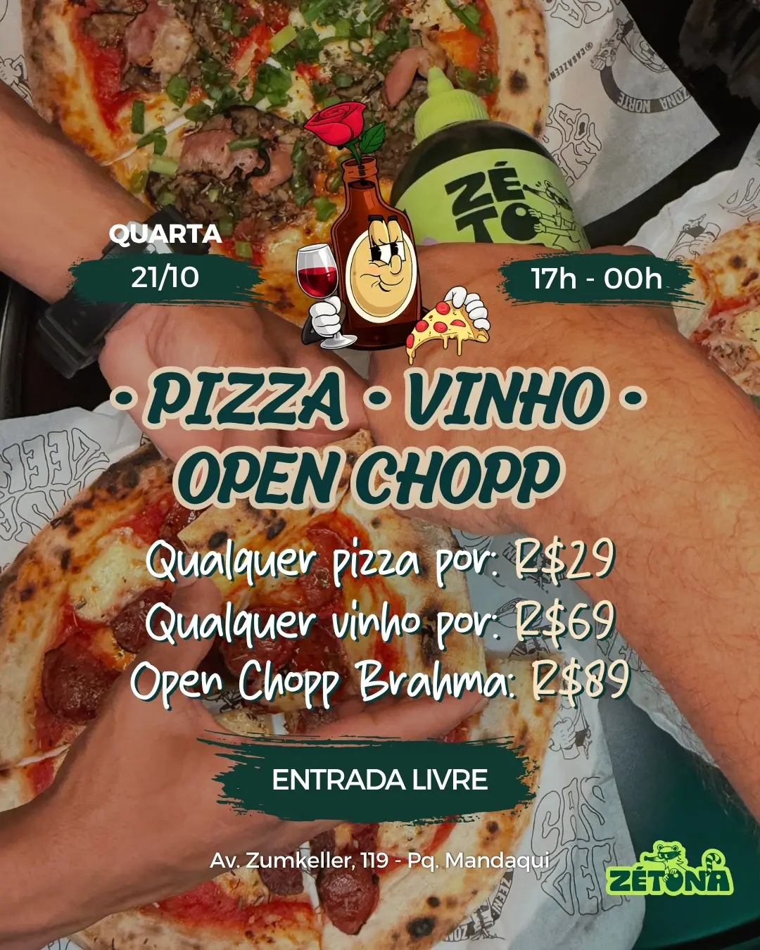 Flyer de Pagode do Betinho + Família NR