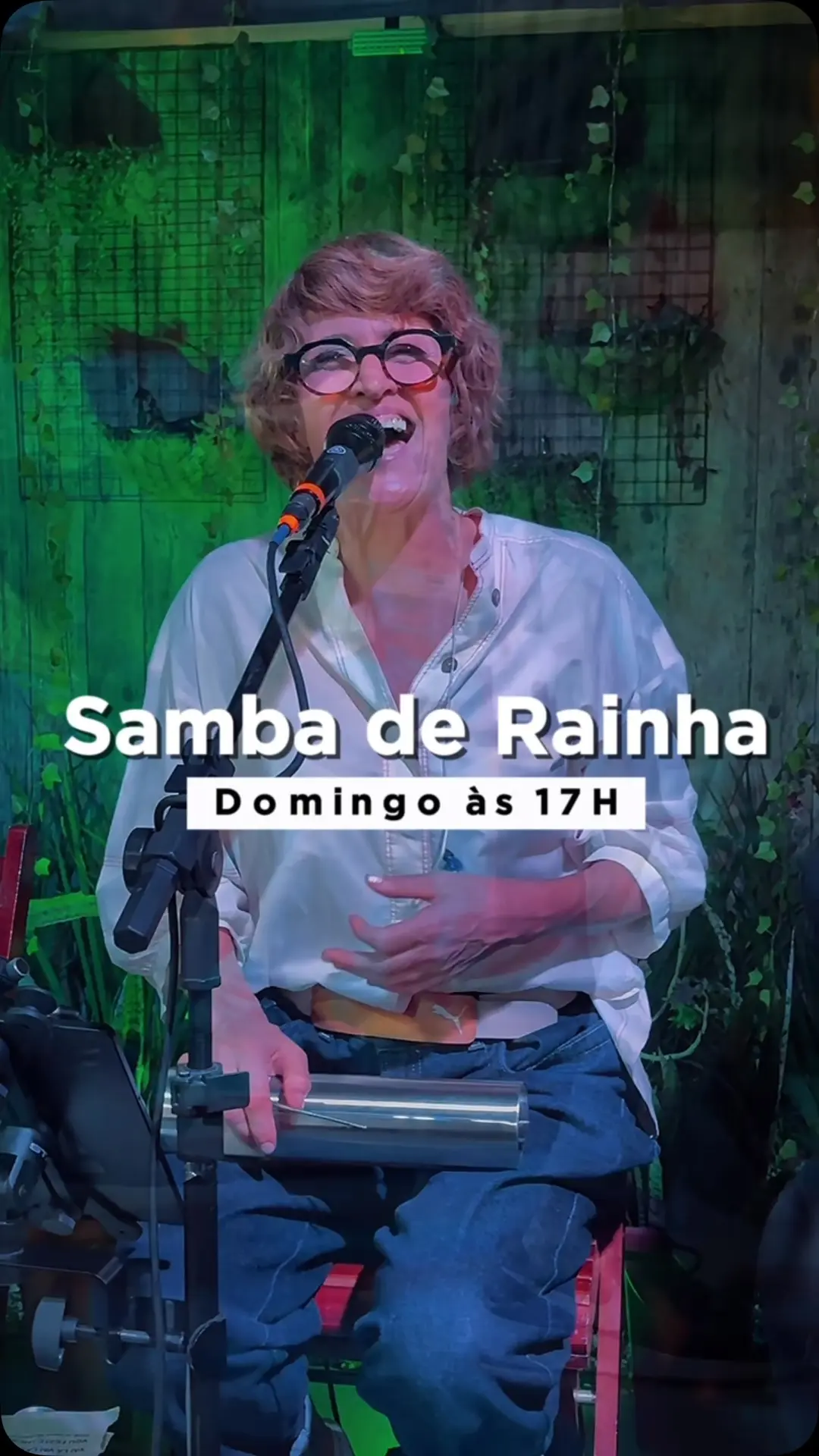 Flyer de Samba de Rainha