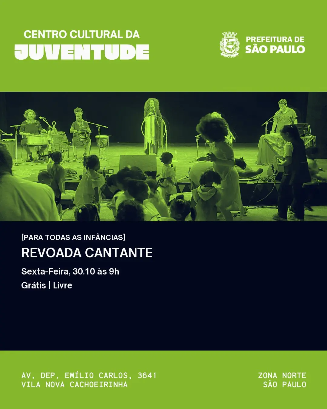 Flyer de Revoada Cantante