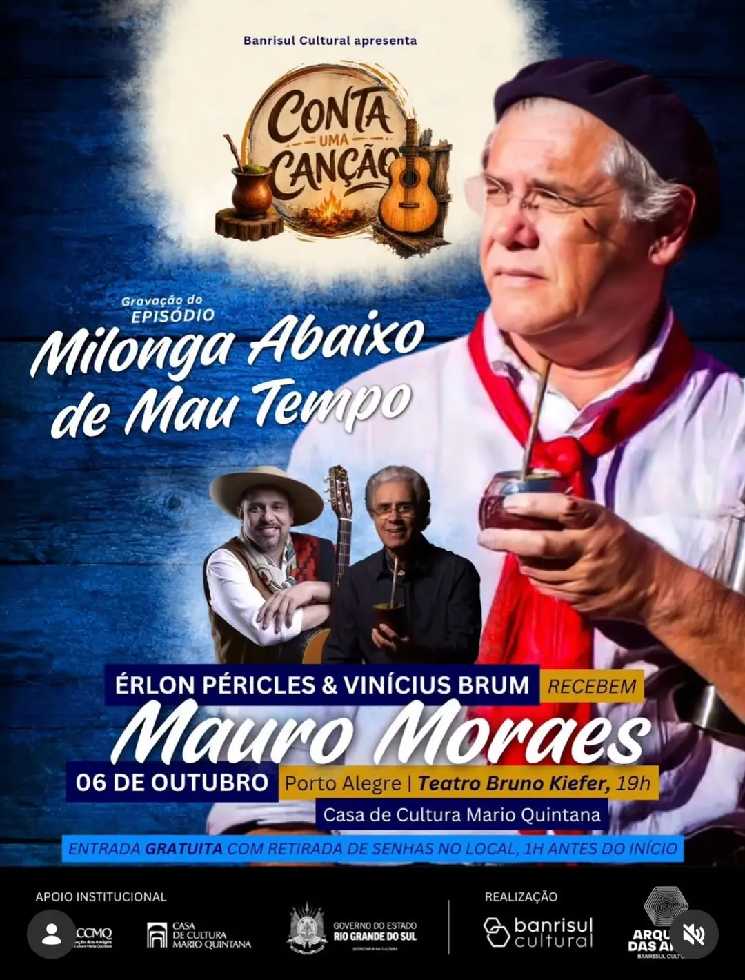 Flyer de Mauro Moraes