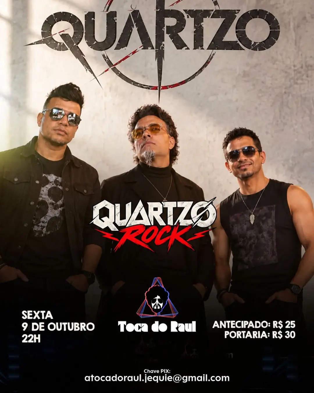 Flyer de QuartzO Rock