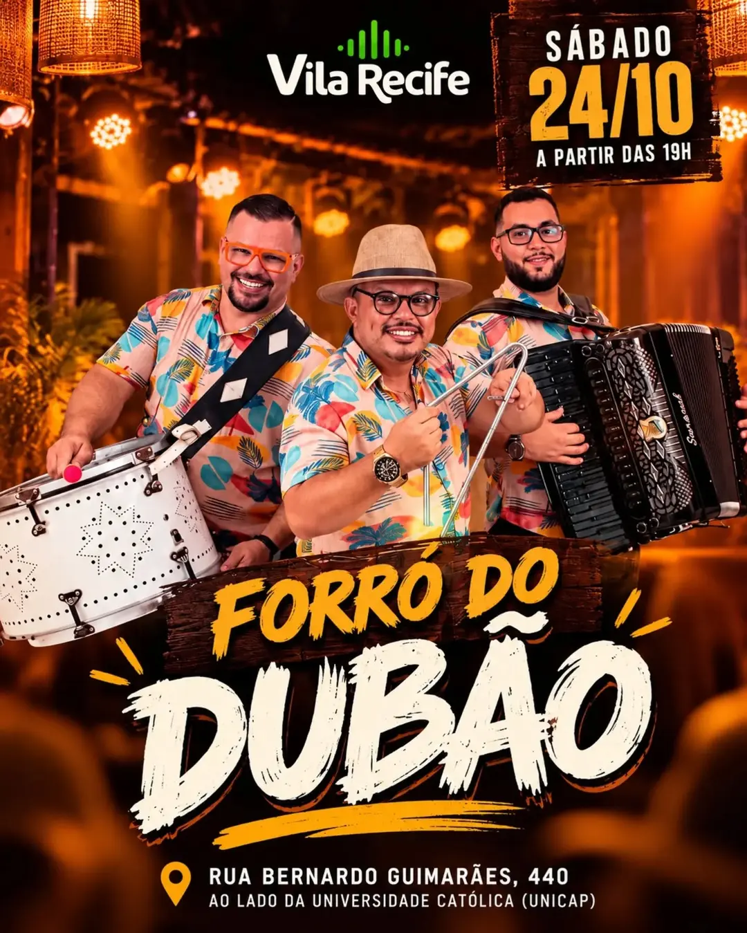 Flyer de Banda Forró Dubão