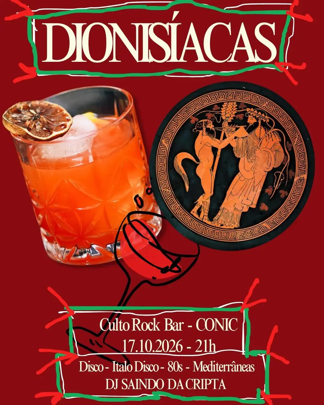 Flyer de DJ Saindo do Cripta