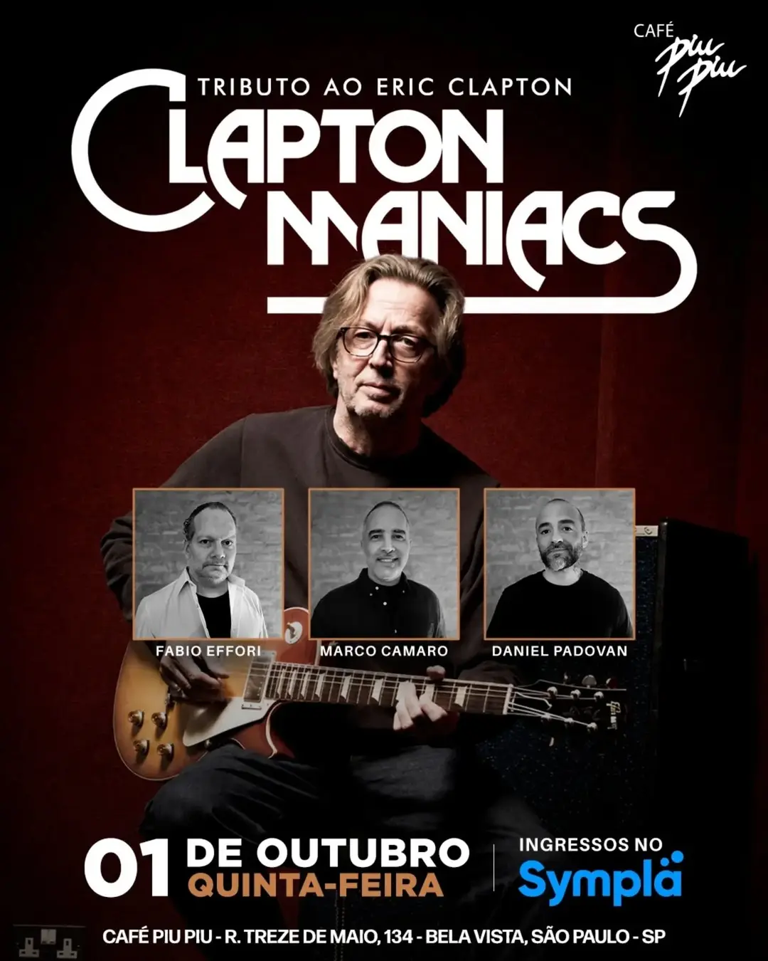 Flyer de Clapton Maniacs