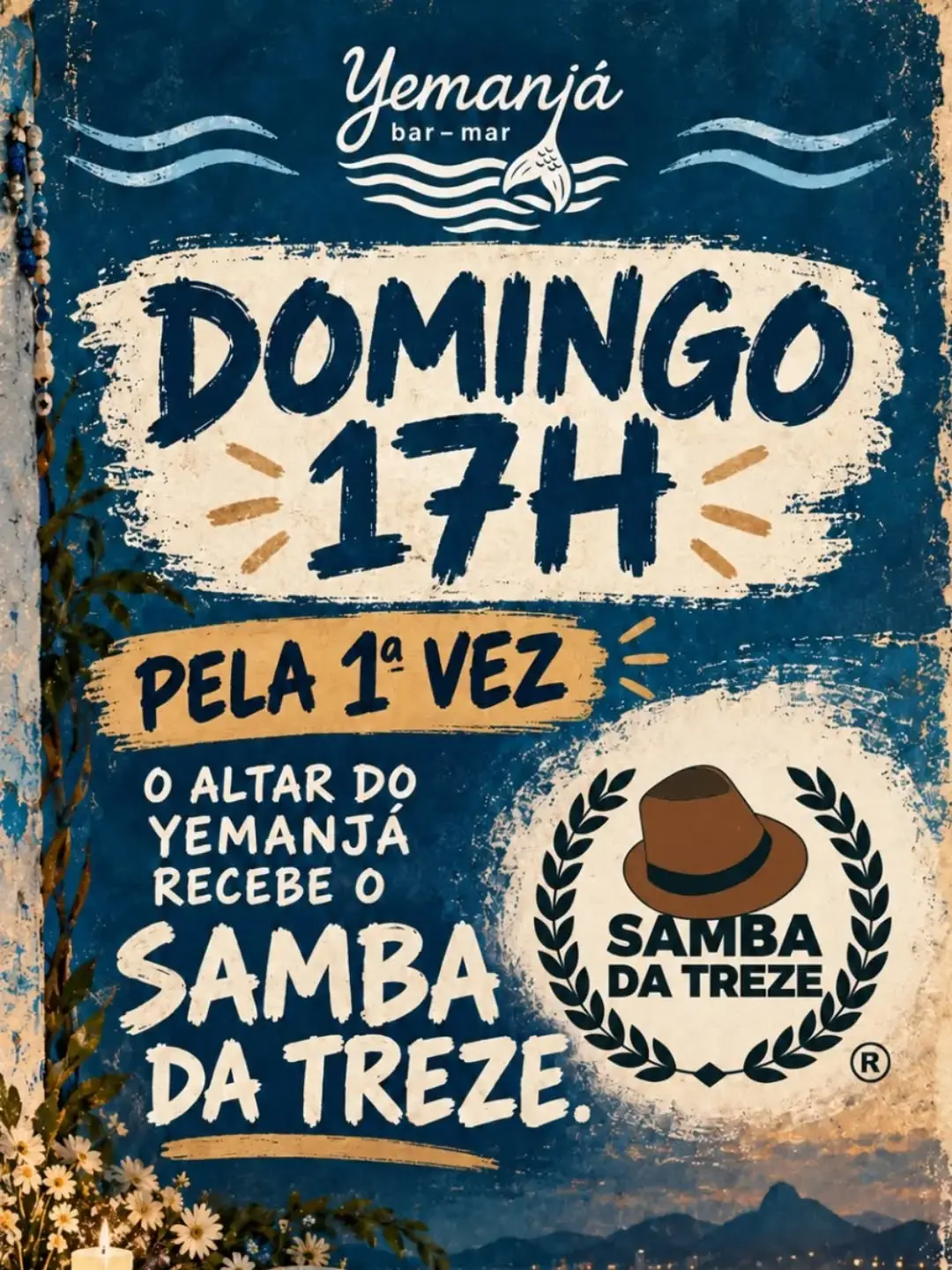 Flyer de Samba da Treze