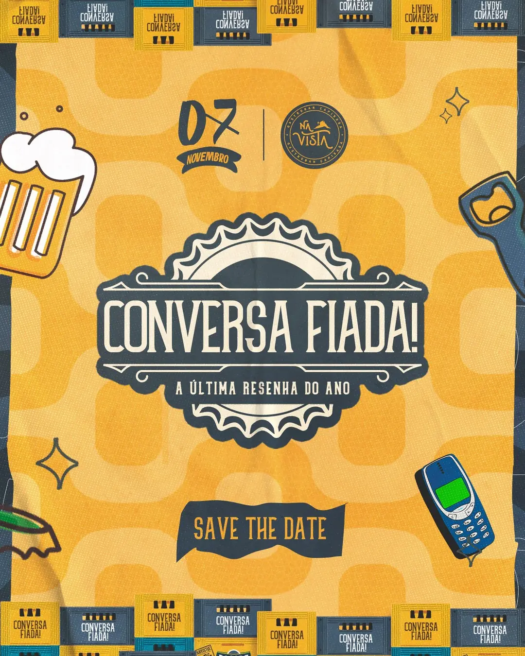 Flyer de Grupo Conversa Fiada