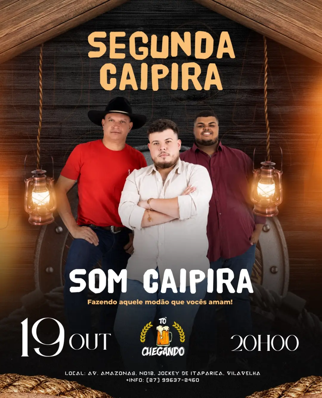 Flyer de SOM CAIPIRA