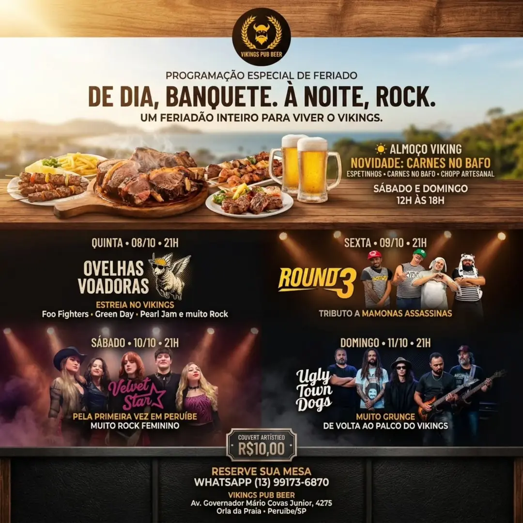 Flyer de Ovelhas Voadoras
