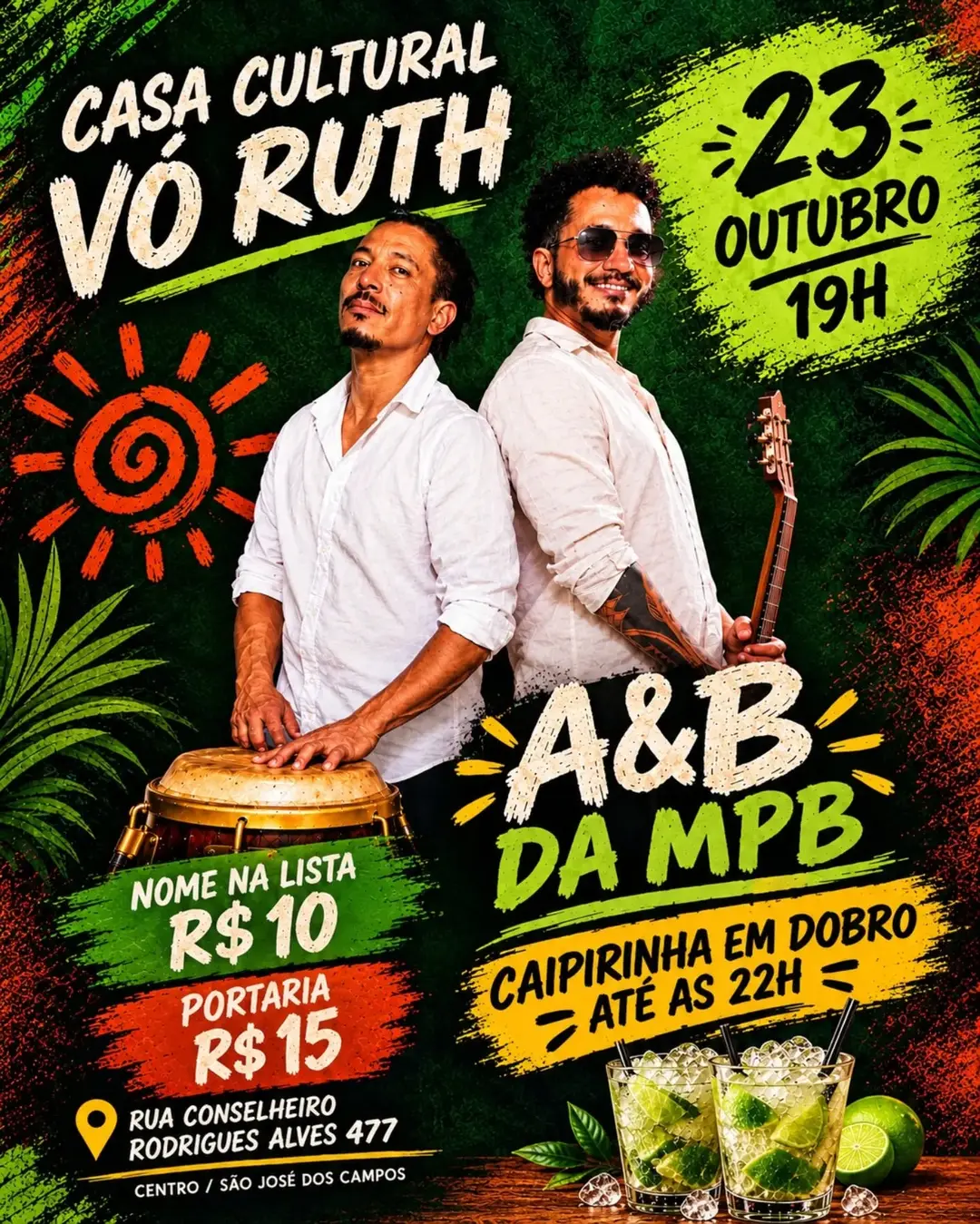 Flyer de A&B da MPB