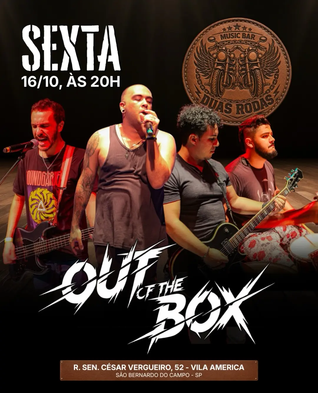 Flyer de Out of the Box