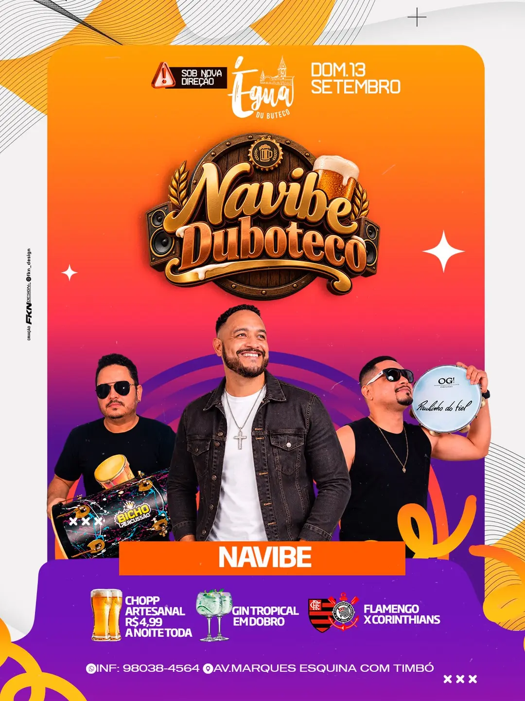 Flyer de Na Vibe