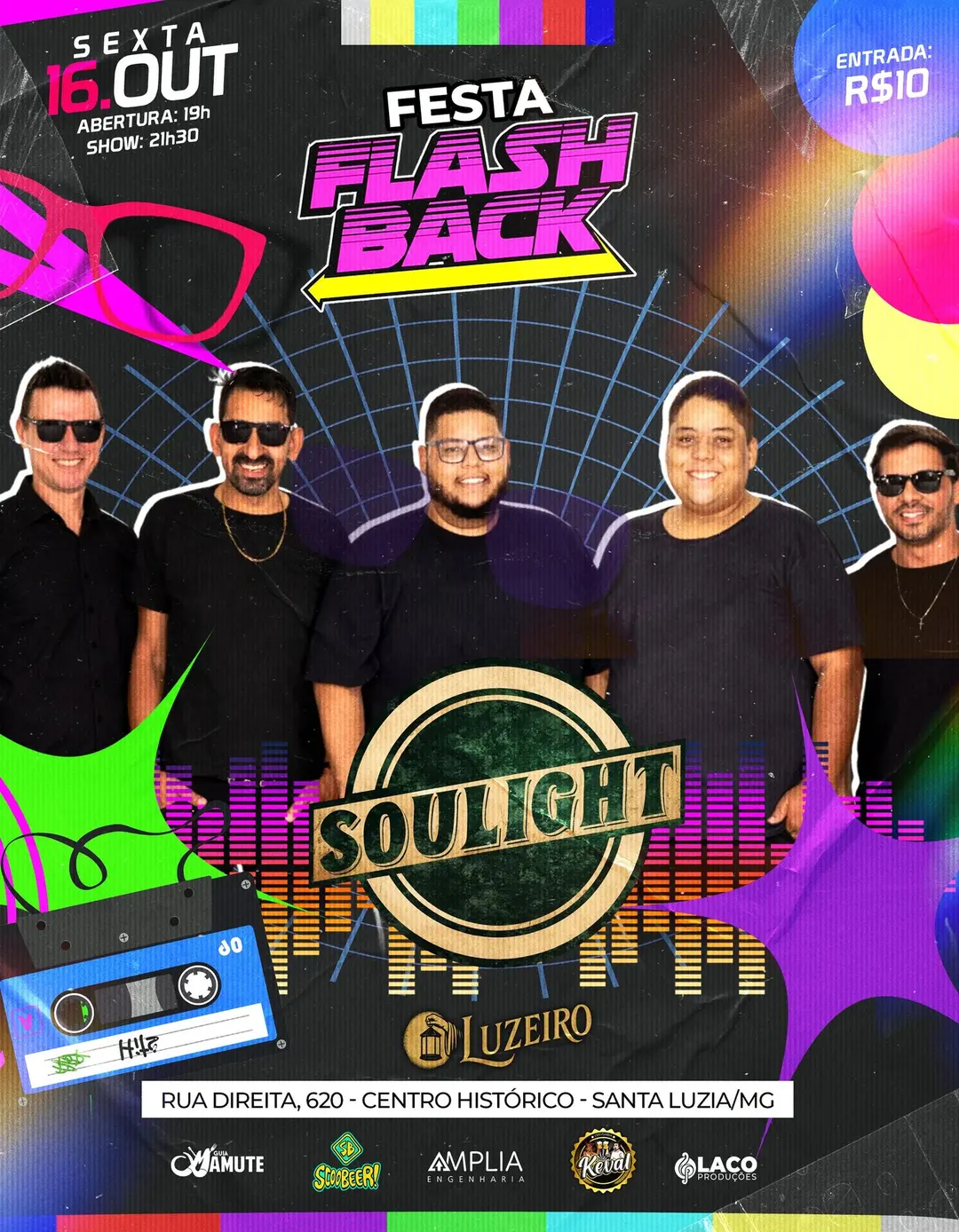 Flyer de Banda Soulight