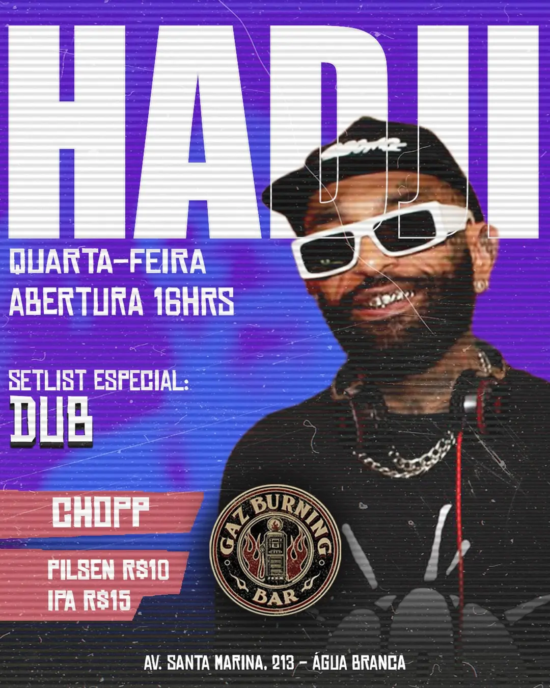Flyer de DJ Hadji