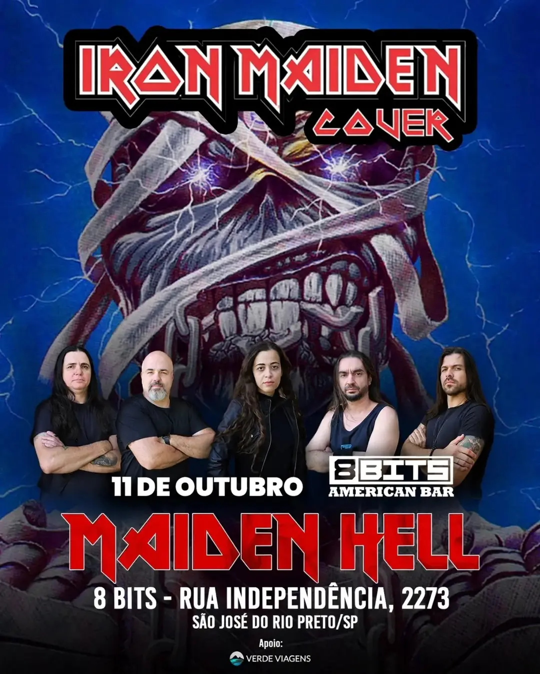 Flyer de Maiden Hell