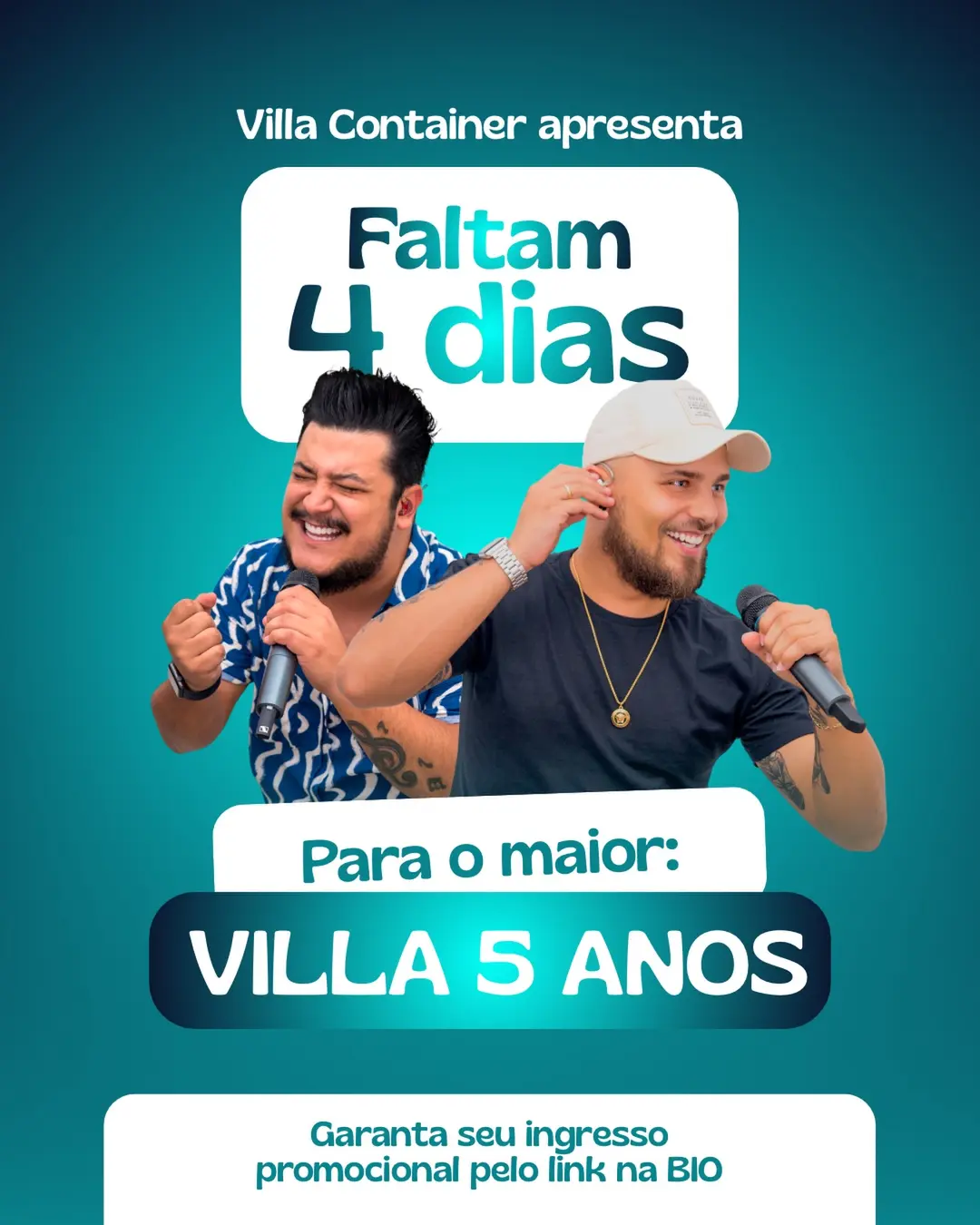 Flyer de Cissê e Banda do Amô