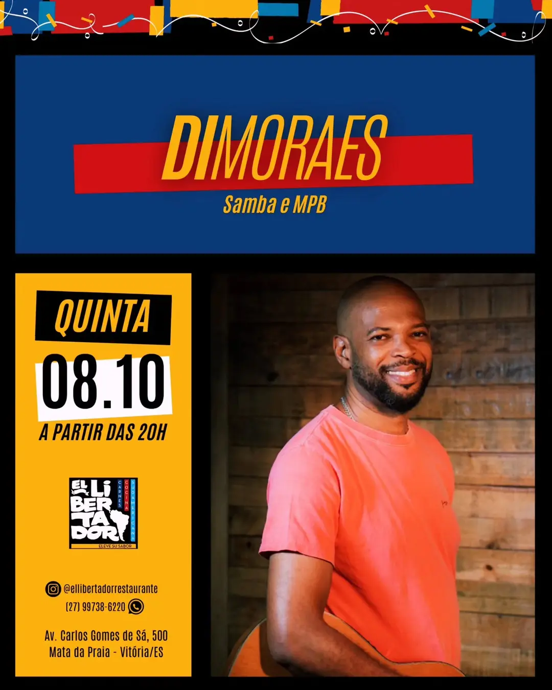 Flyer de Di Morais