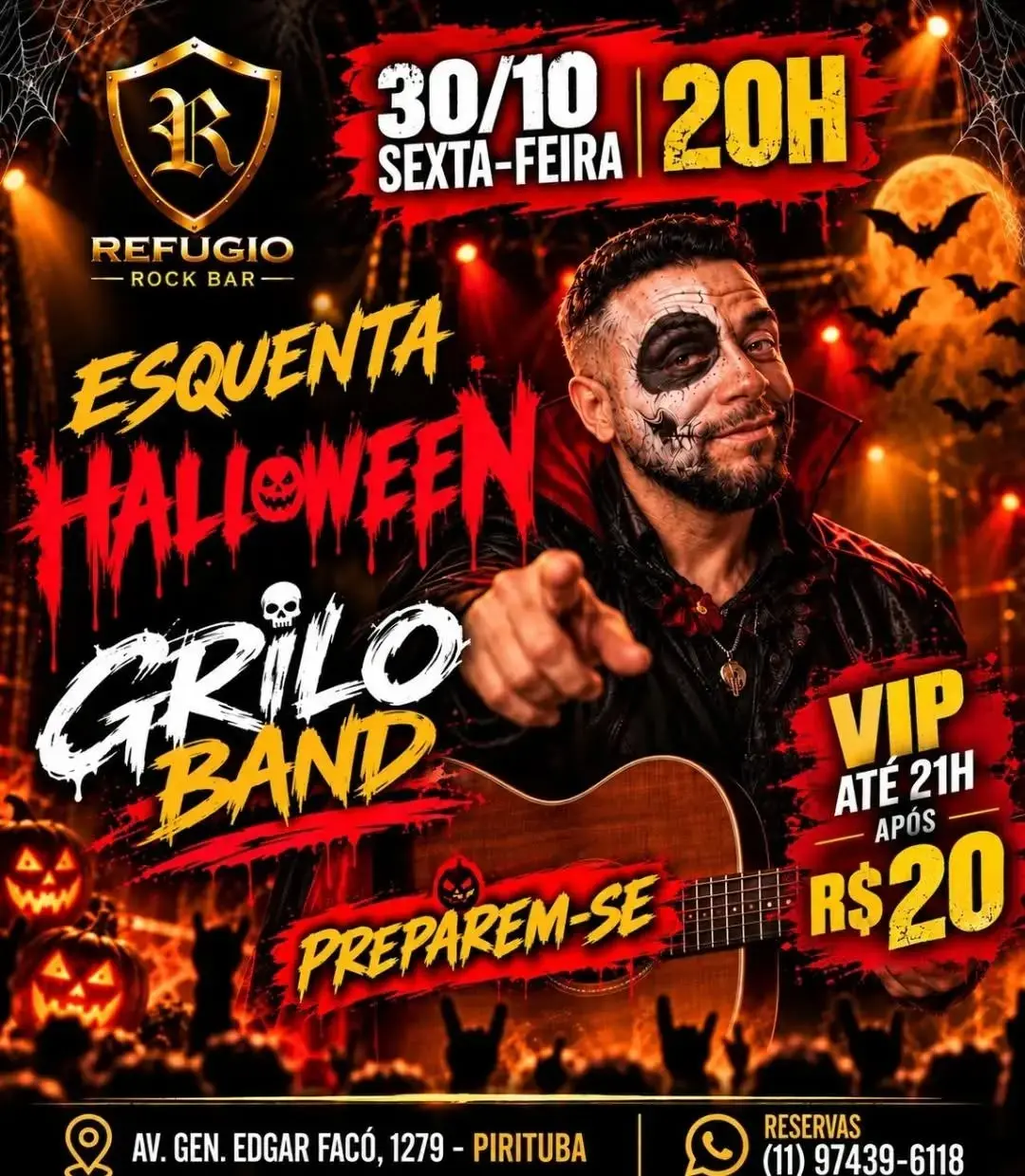 Flyer de Grilo Band