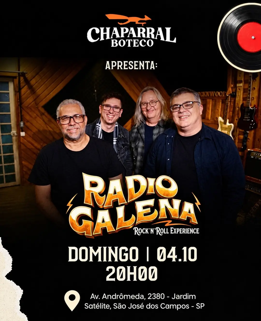 Flyer de Banda Radio Galena