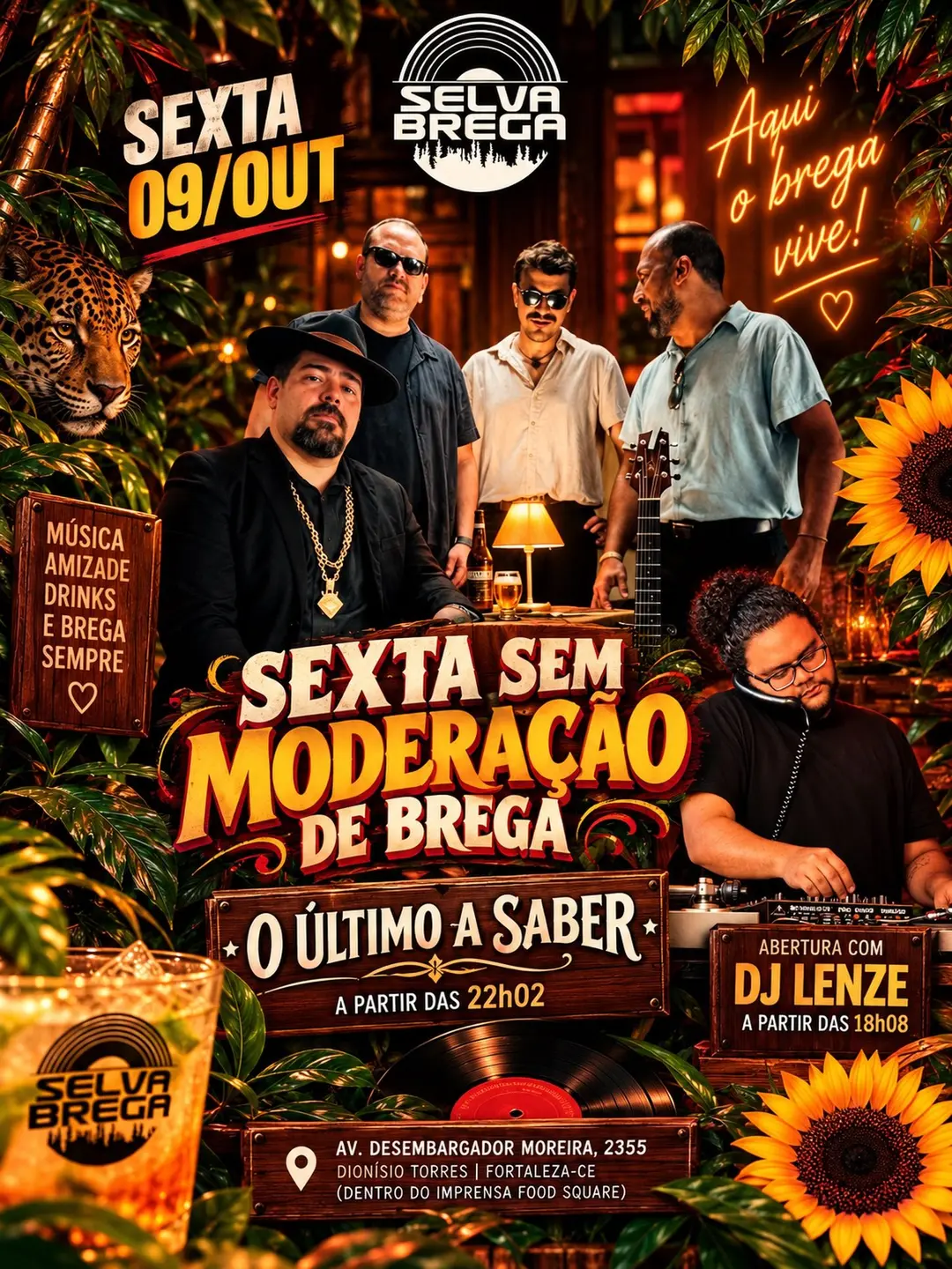Flyer de O Último a Saber e DJ LENZE
