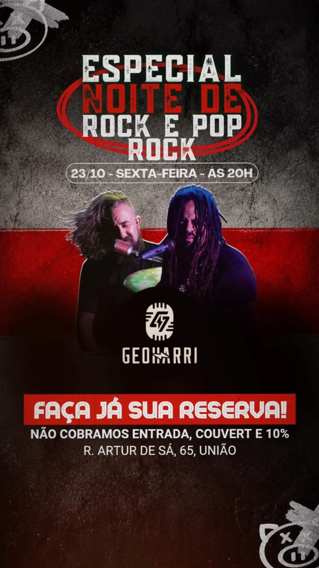 Flyer de George Harrison Souza
