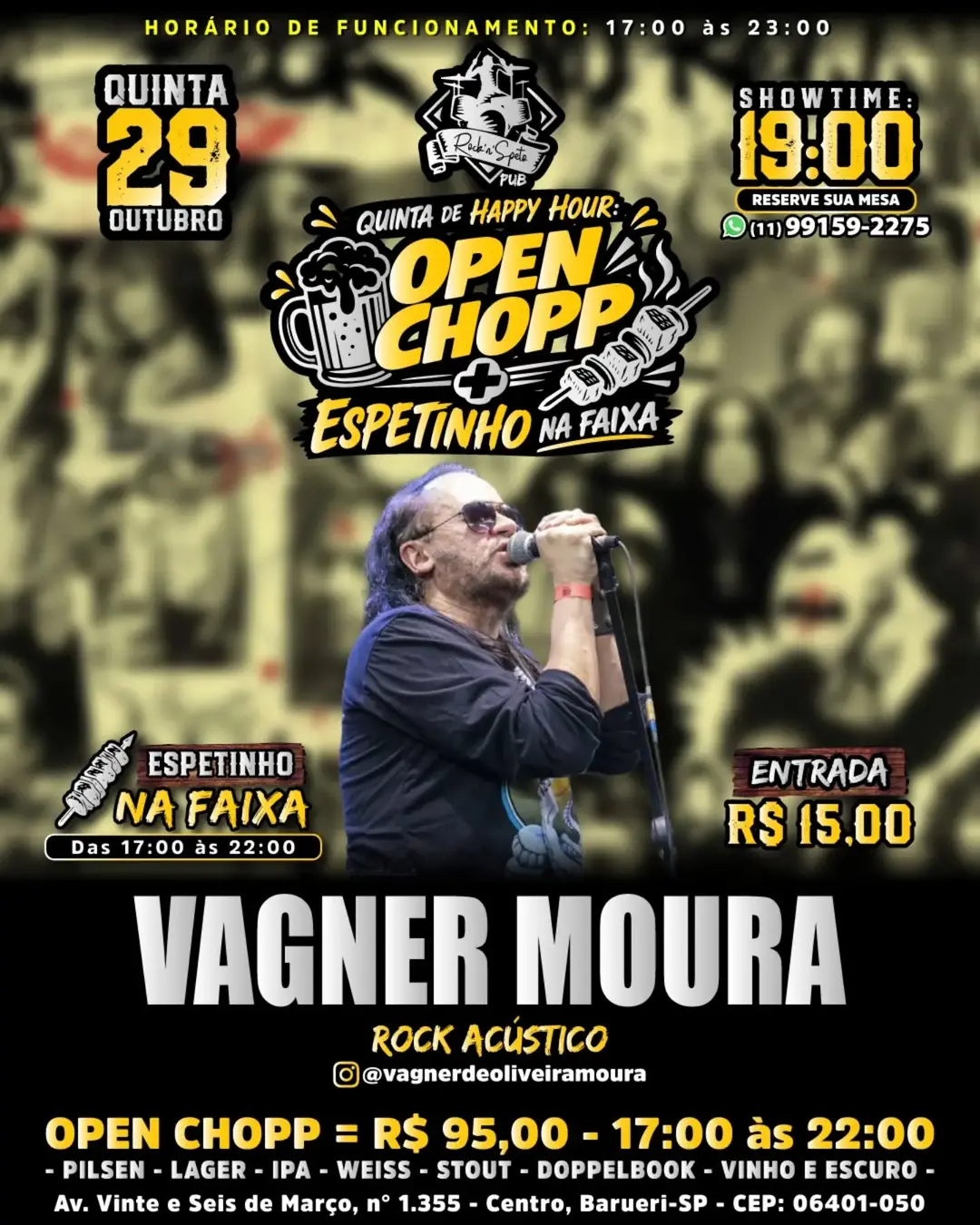 Flyer de Vagner de Oliveira Moura