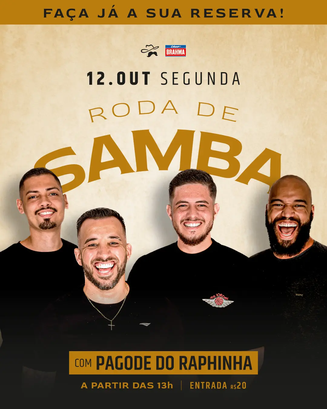 Flyer de Pagode do Raphinha