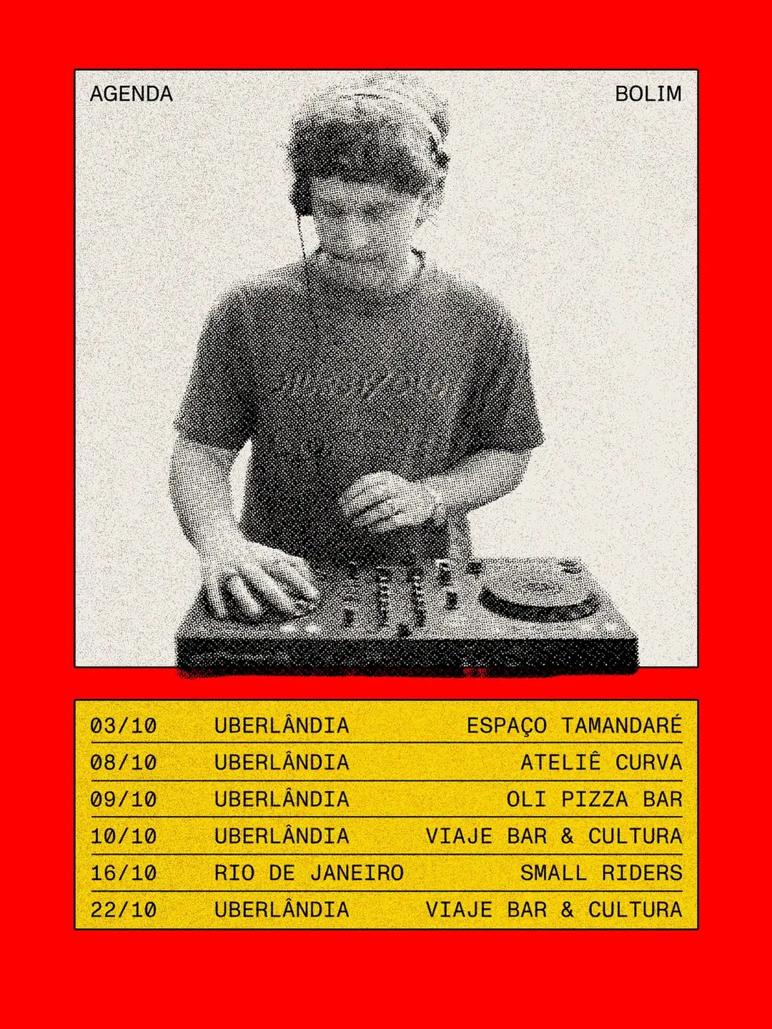 Flyer de Tiago Palmer e Soul Assim