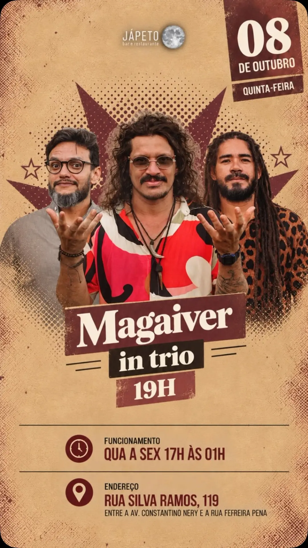 Flyer de Magaiver in Trio