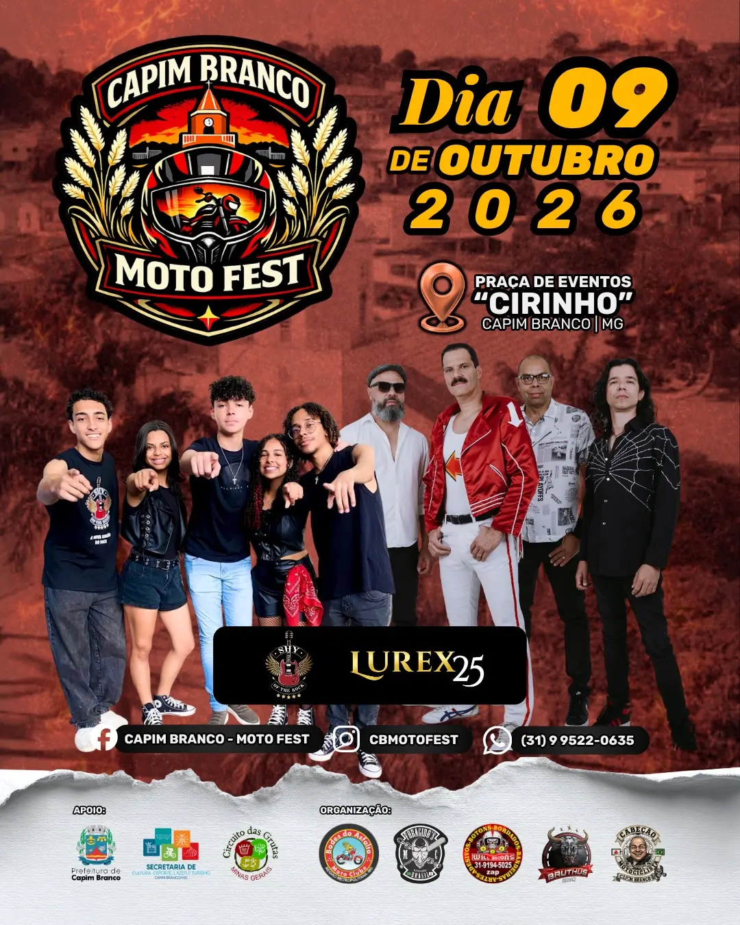 Cartaz de Capim Branco - Moto Fest 2026