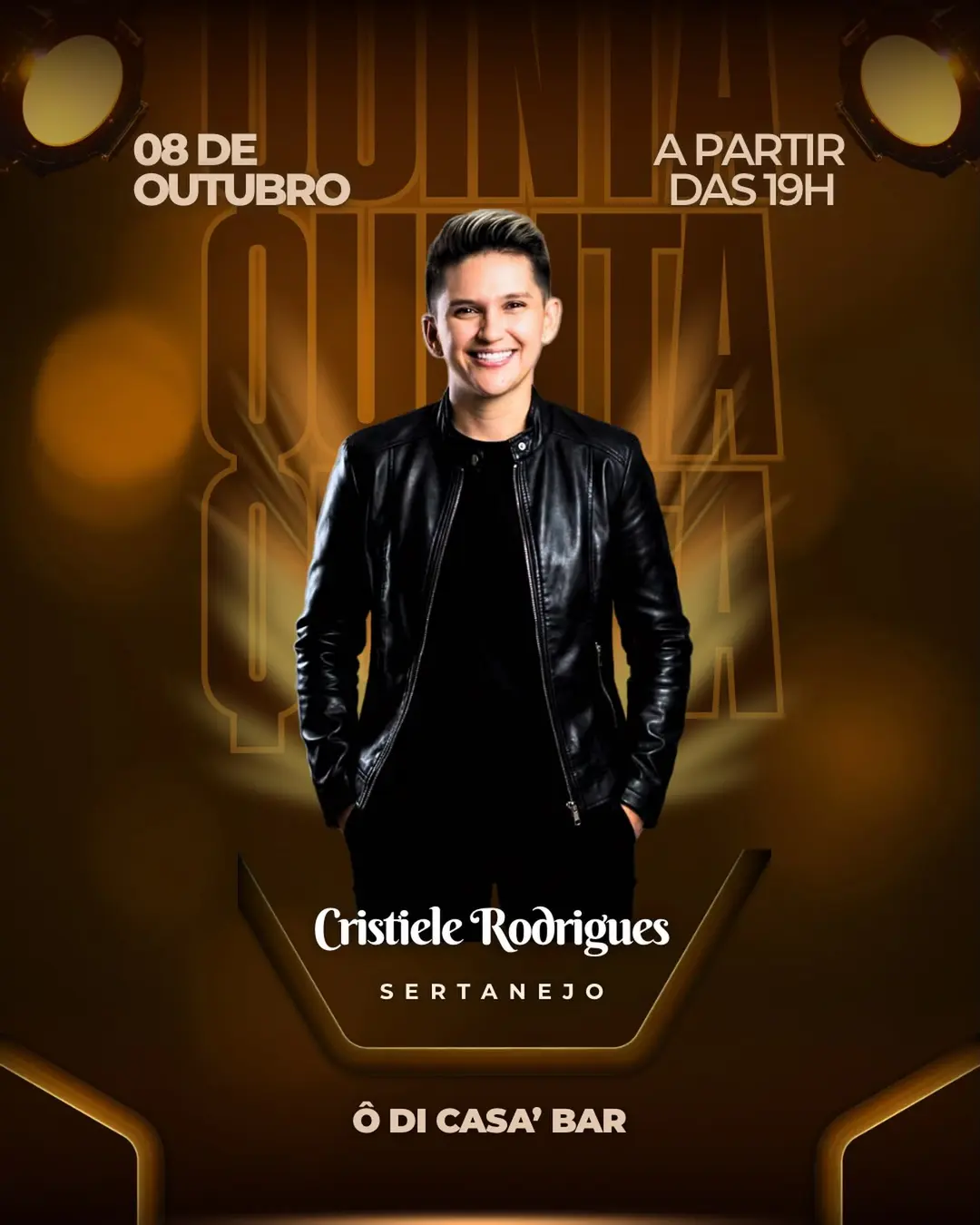 Flyer de Cristiele Rodrigues