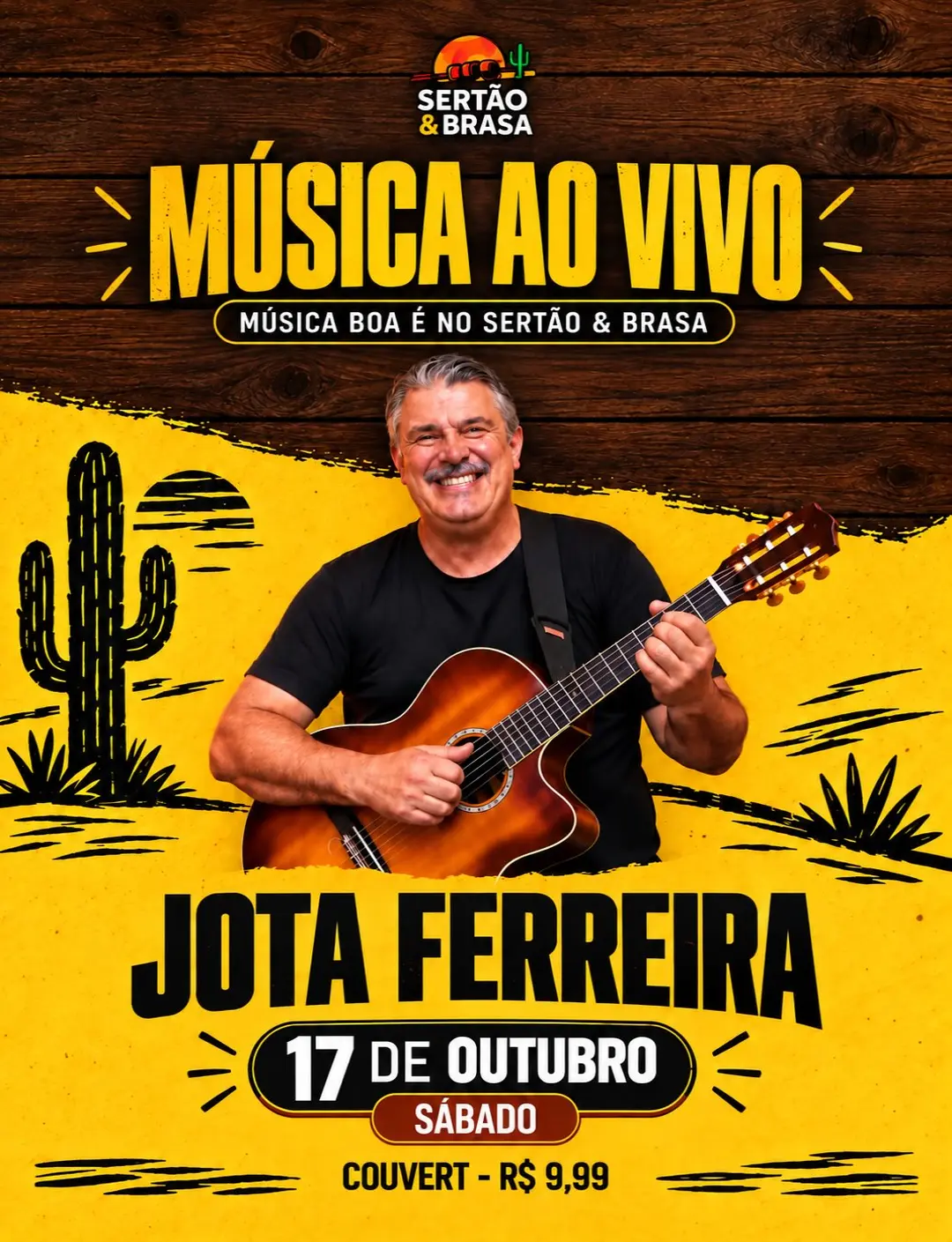 Flyer de Jota Ferreira