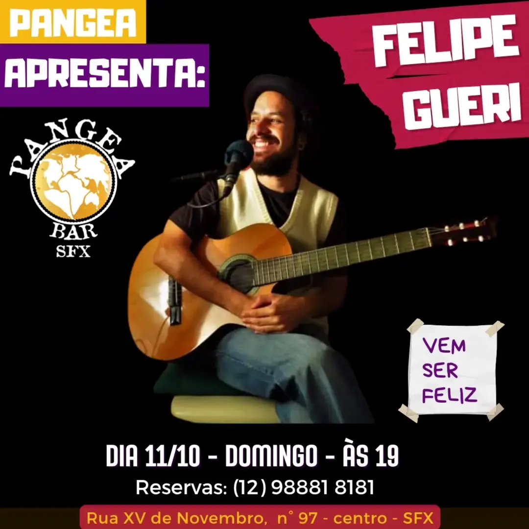 Flyer de Felipe Gueri