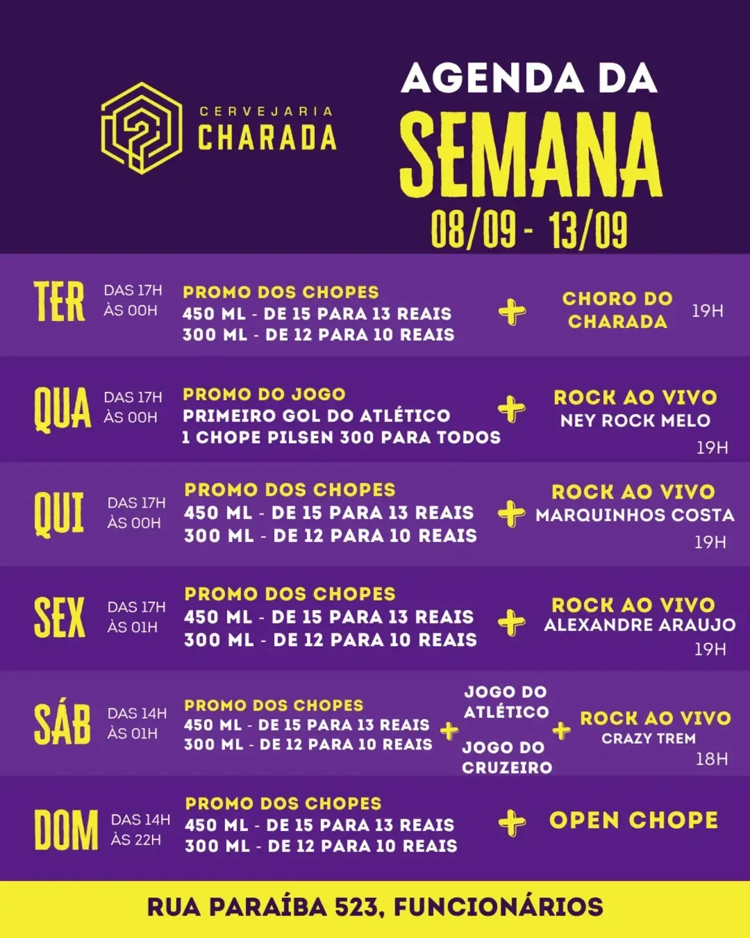Flyer de Alexandre Araujo
