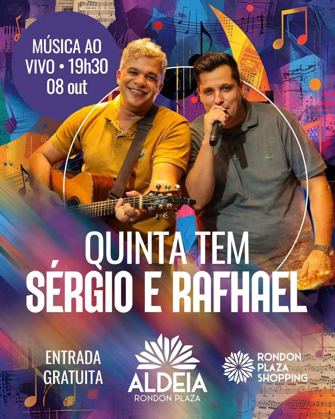 Flyer de Sergio & Rafael