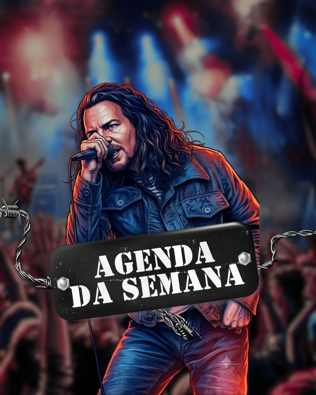 Flyer de Banda Super Máquina e HH