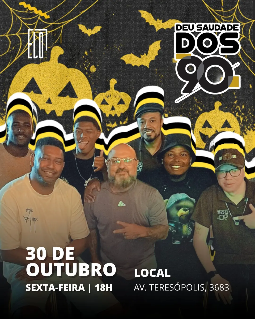 Flyer de Deus da Audiência dos 90
