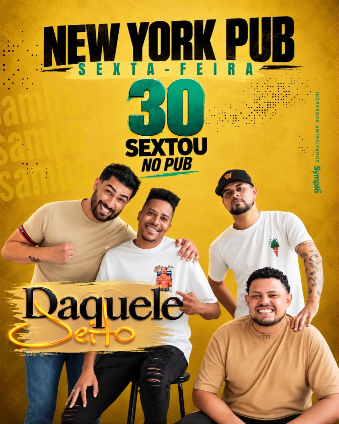 Flyer de Daquele Jeito