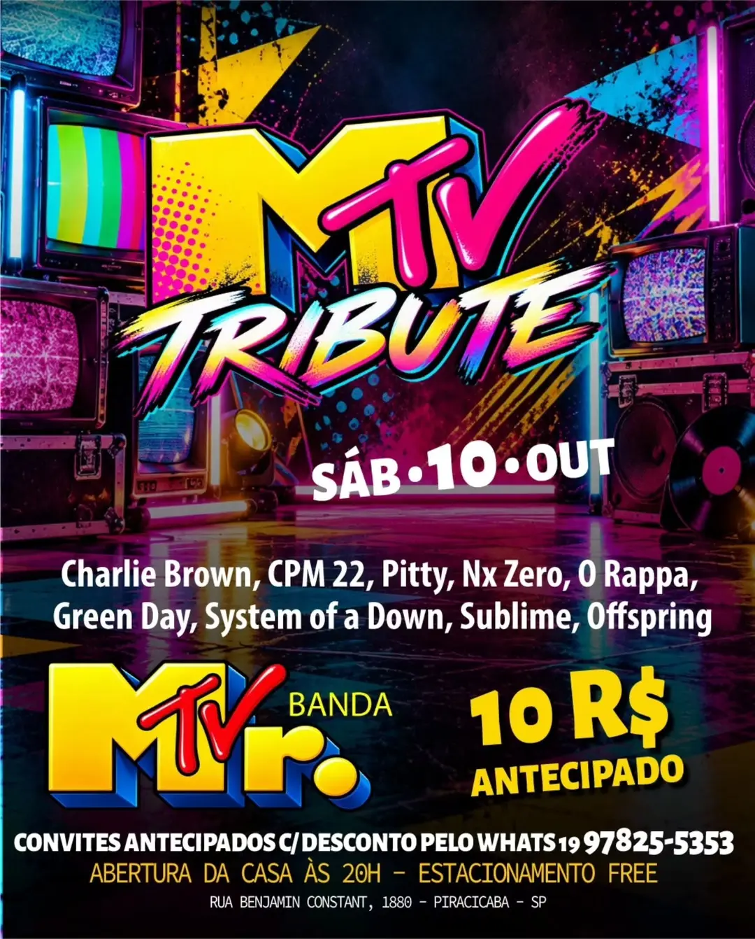 Flyer de MrTv