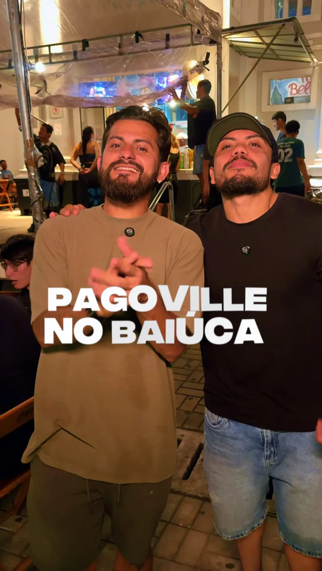 Flyer de Banda Pagoville, PA BLACK e DJ Brás