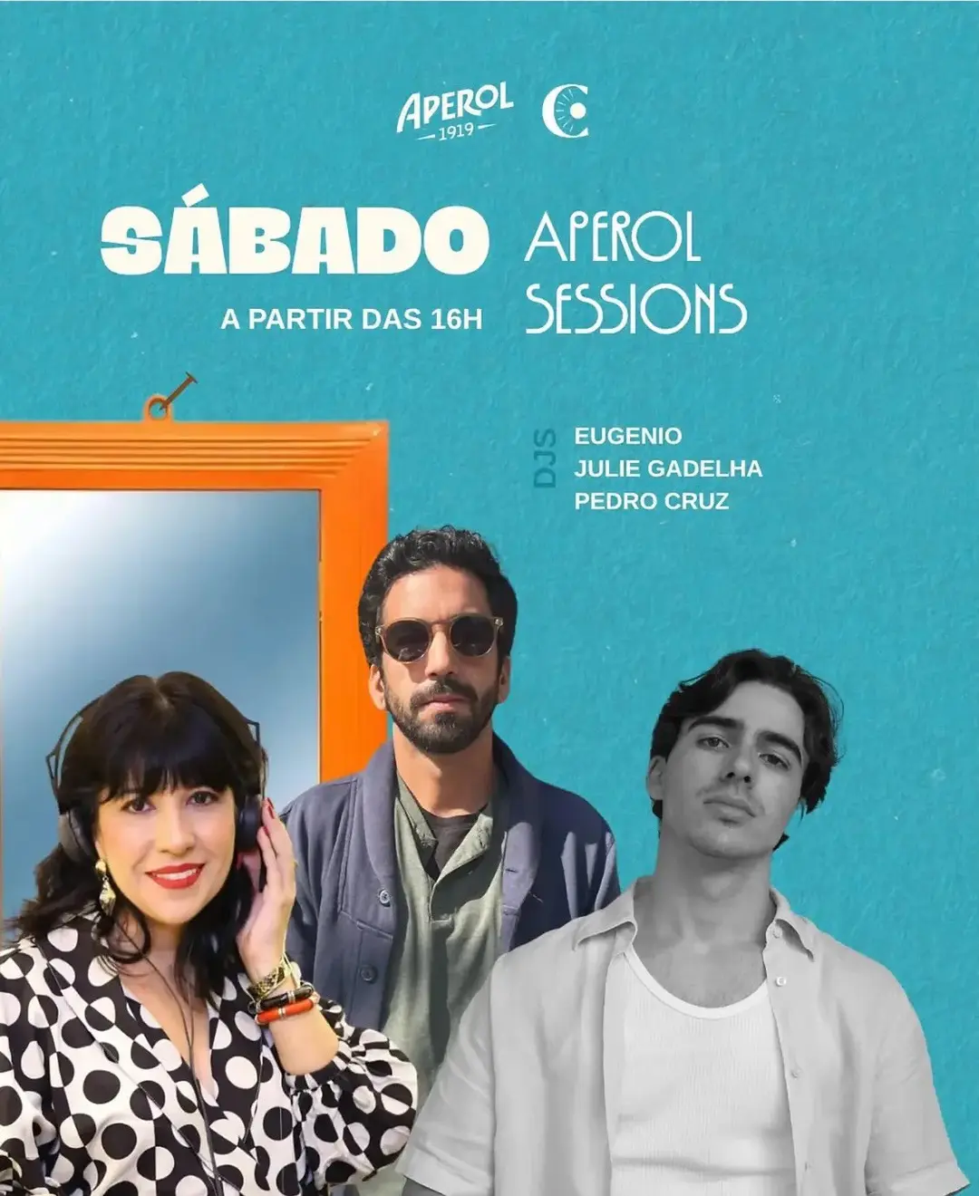 Flyer de Juliana Gadelha, Pedro Cruz e eugeniocbr