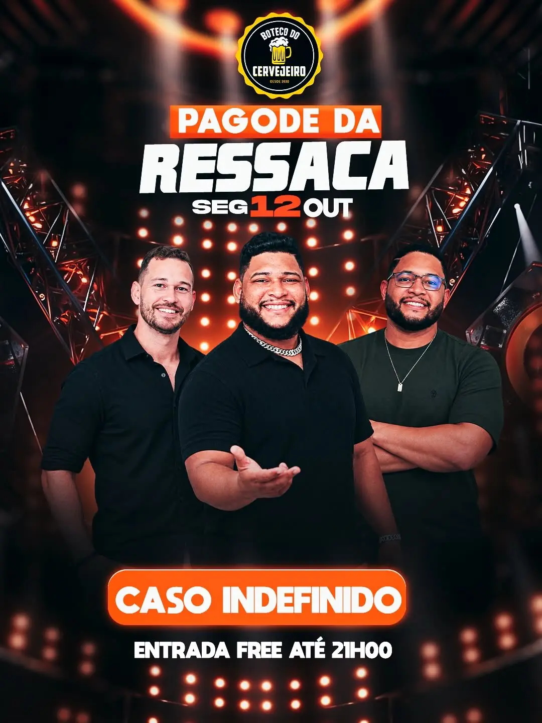 Flyer de Grupo Caso Indefinido